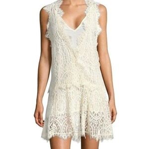 Free People Heart in Two Cream Ivory Lace Dress